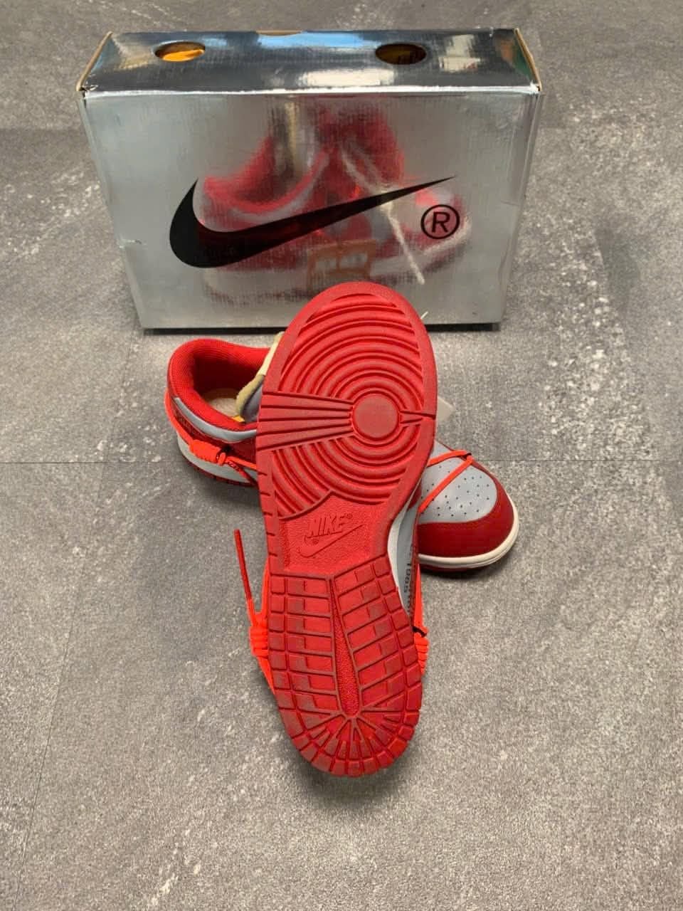  Nike Dunk Low Off White University Red (Used) 