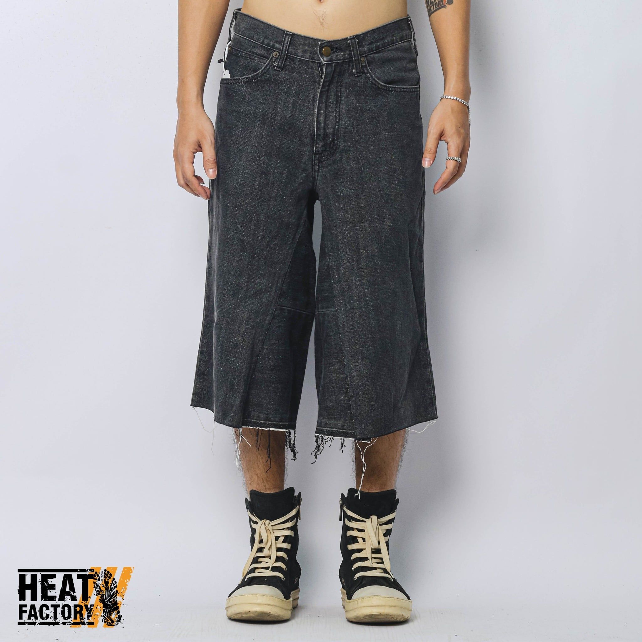  Dddchaosss x Heat Factory Shorts Denim 141 (Black) 