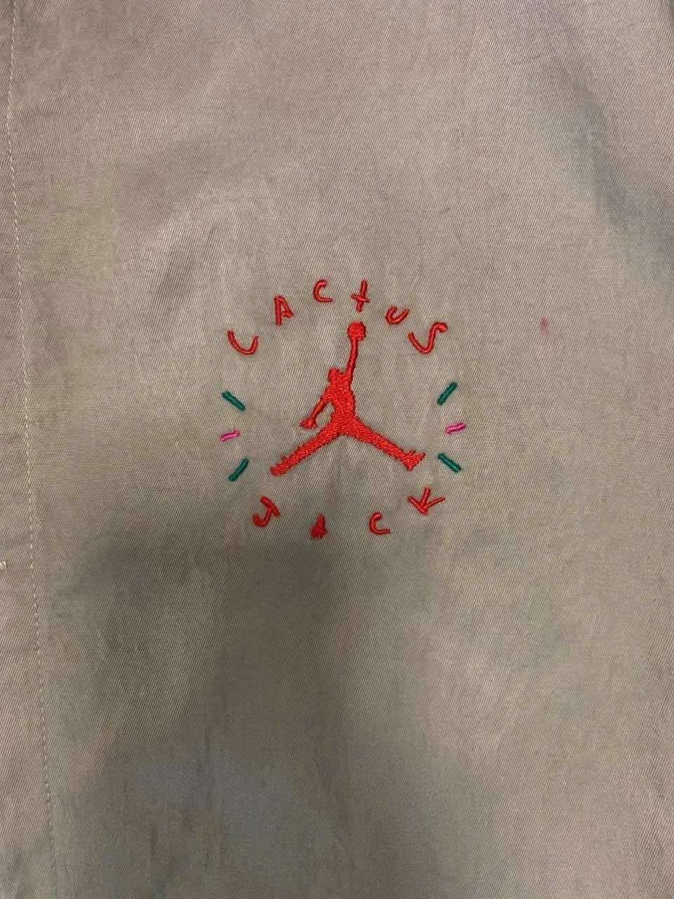  Travis Scott x Jordan Shirts Flame (Khaki) (Used) 