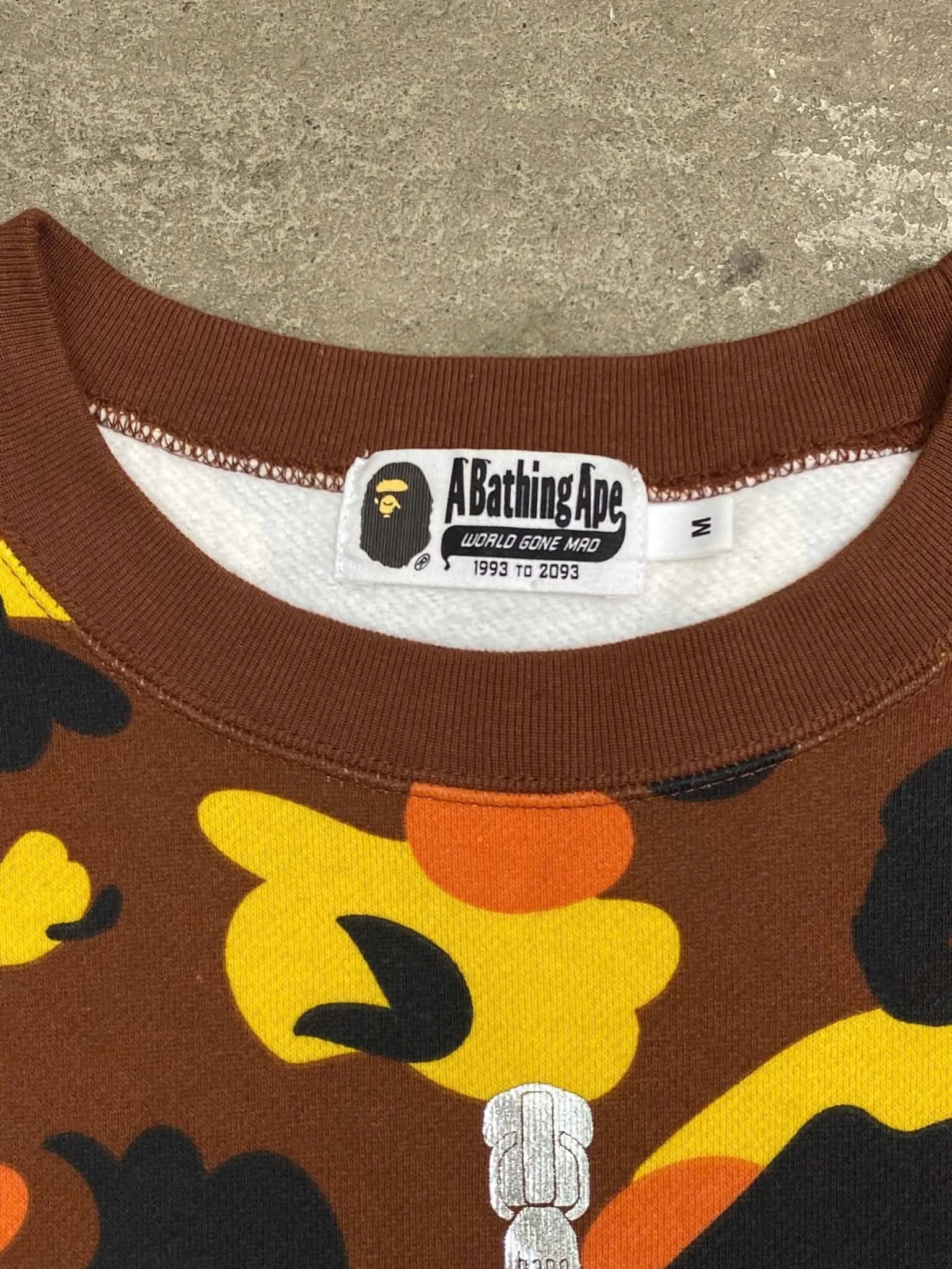  Bape Sweater 1st Camo Shark (Orange) (Used) 