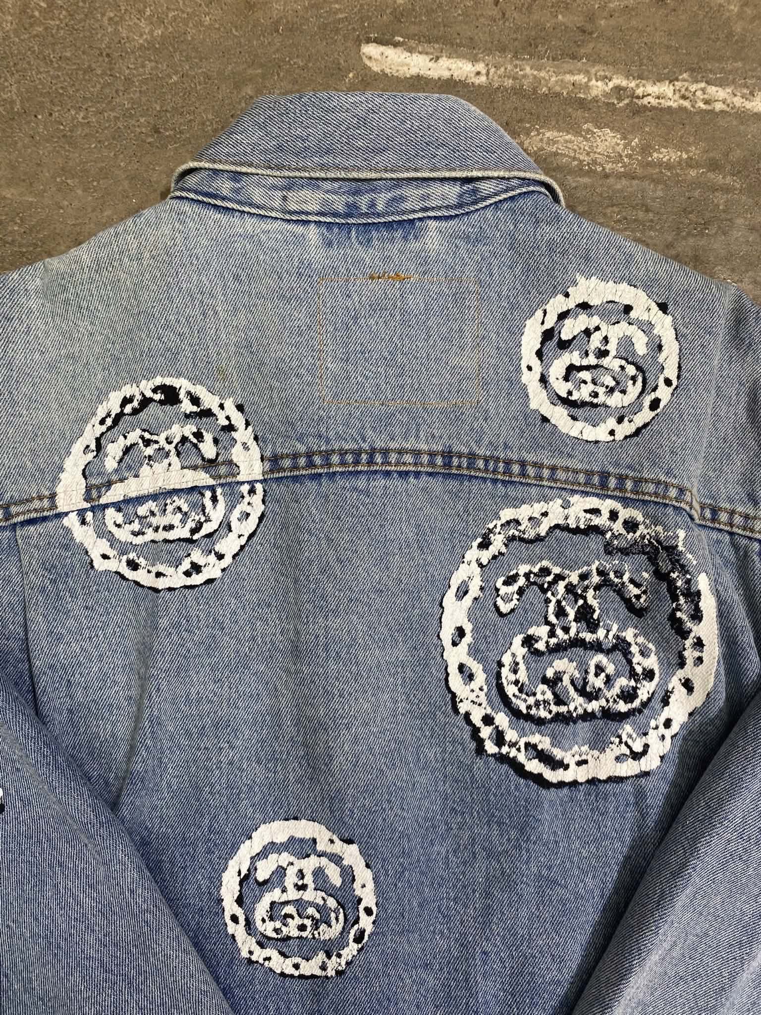  Denim Tears x Stussy x Levi's Jacket (Blue) (Used) 