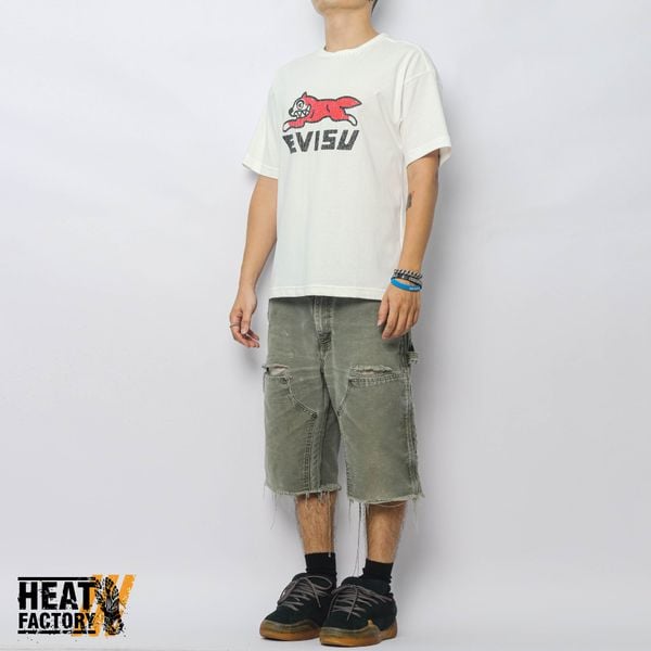  Icecream x Evisu Camiseta Logo Printed (White) 