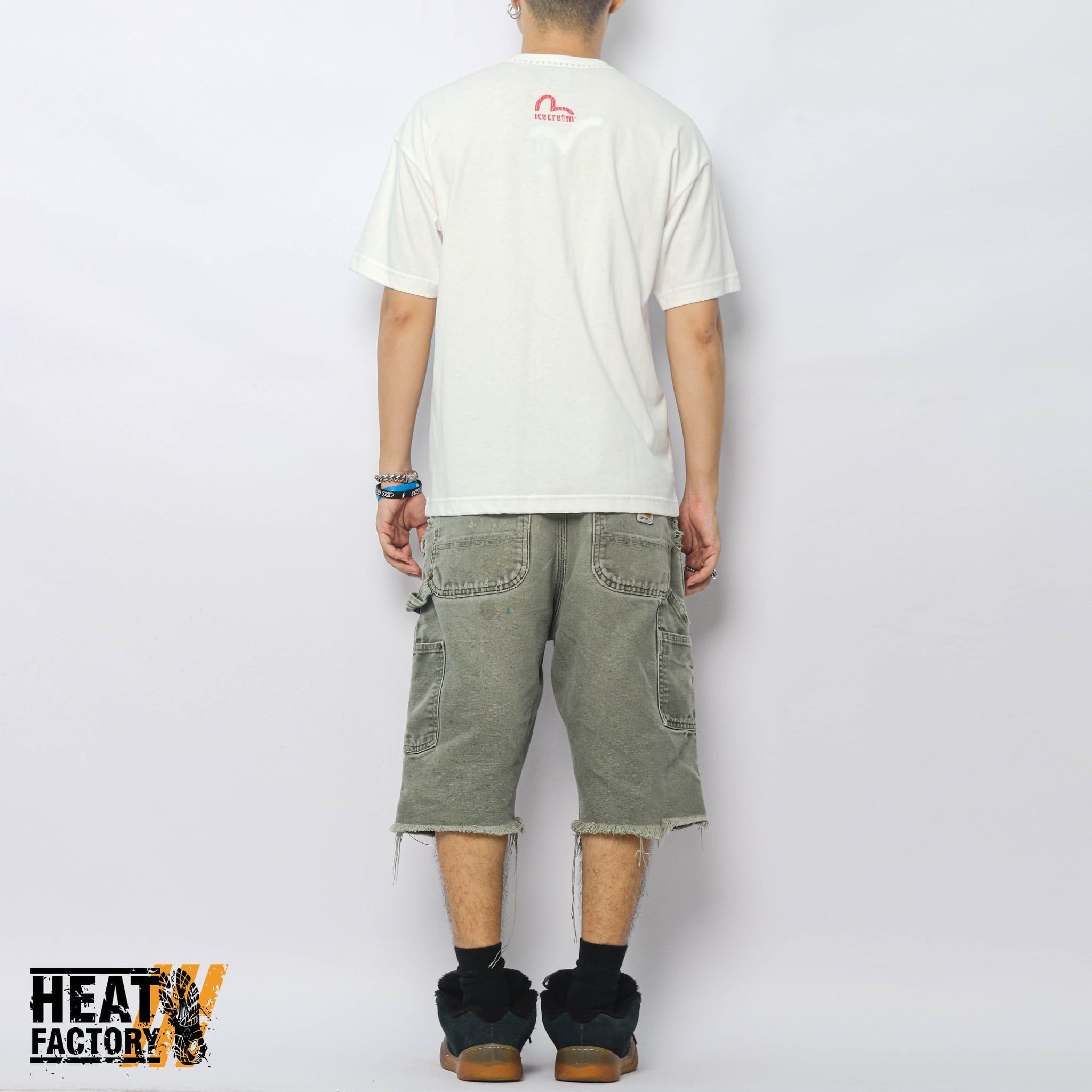  Icecream x Evisu Camiseta Logo Printed (White) 