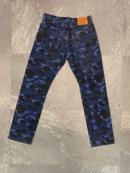  Bape x Levi's Jeans Camo (Blue) (Used) 