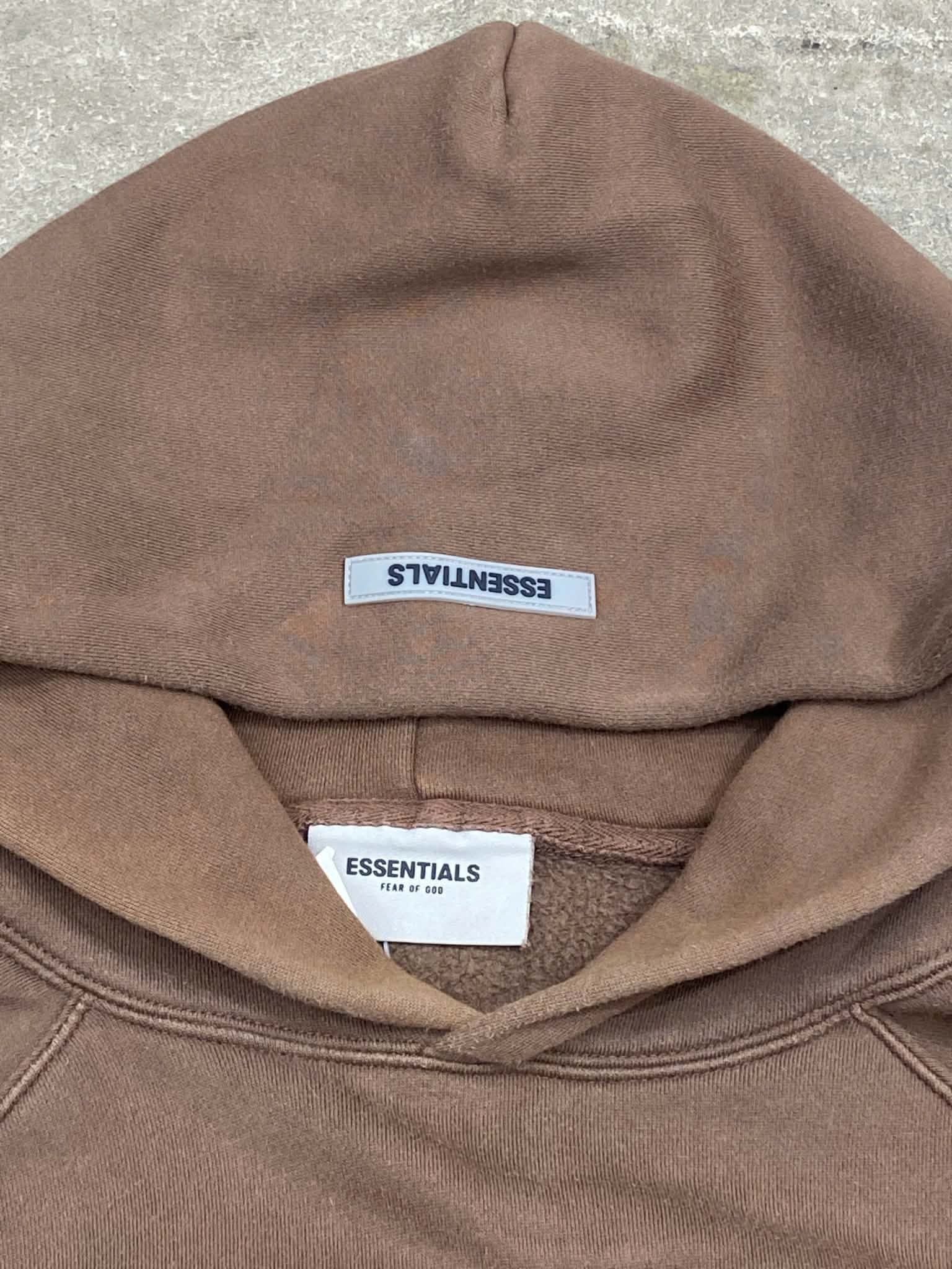  Essentials Hoodie (Brown) (Used) 