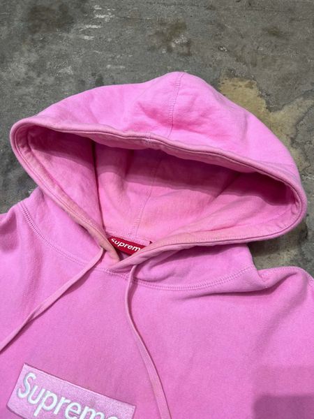  Supreme Hoodie FW21 Box Logo (Pink) (Used) 