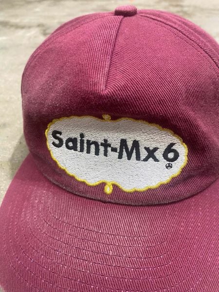  Saint Michael Cap Eat Me (Burgundy) (Used) 