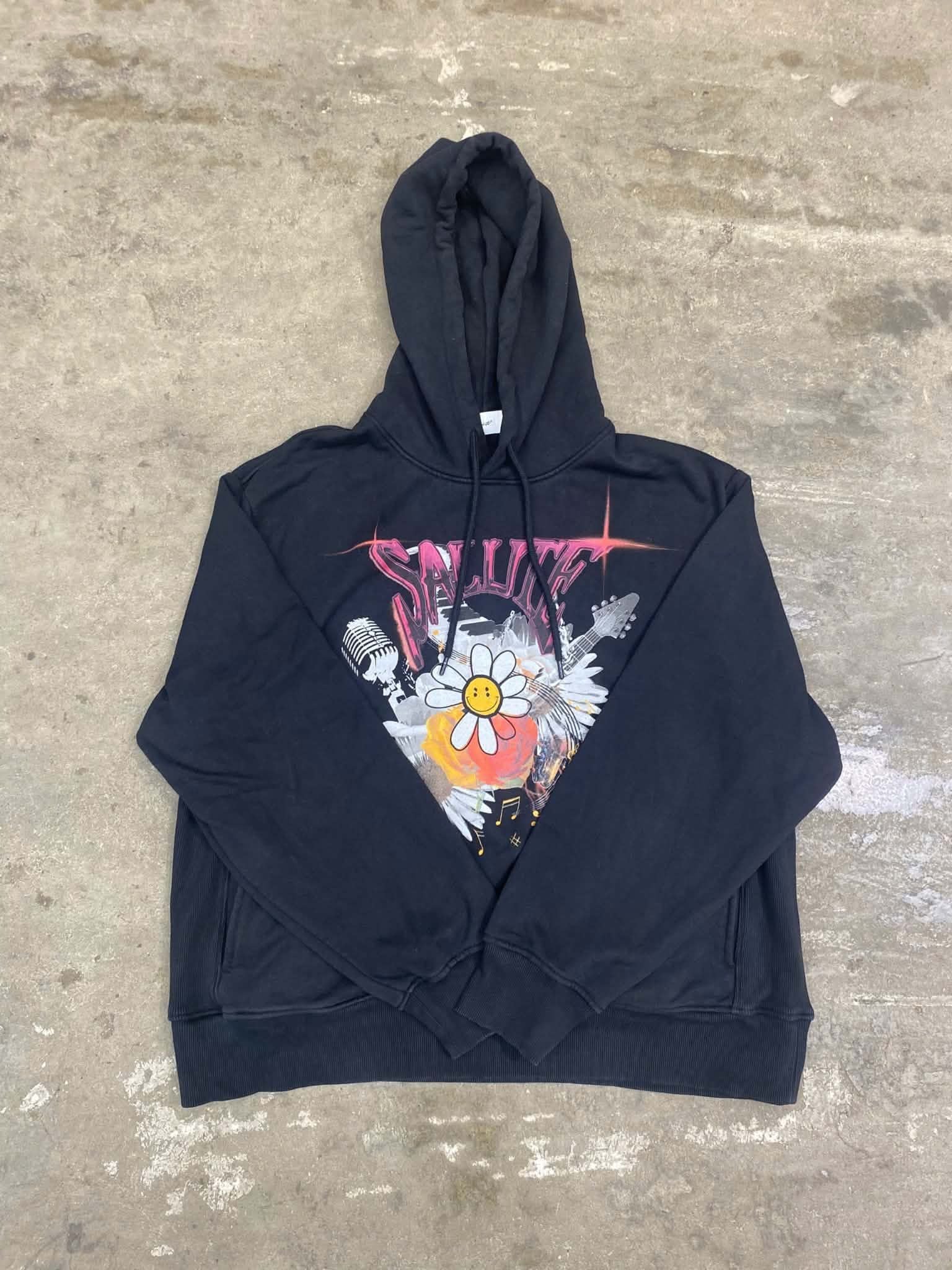  Salute Hoodie (Black) (Used) 
