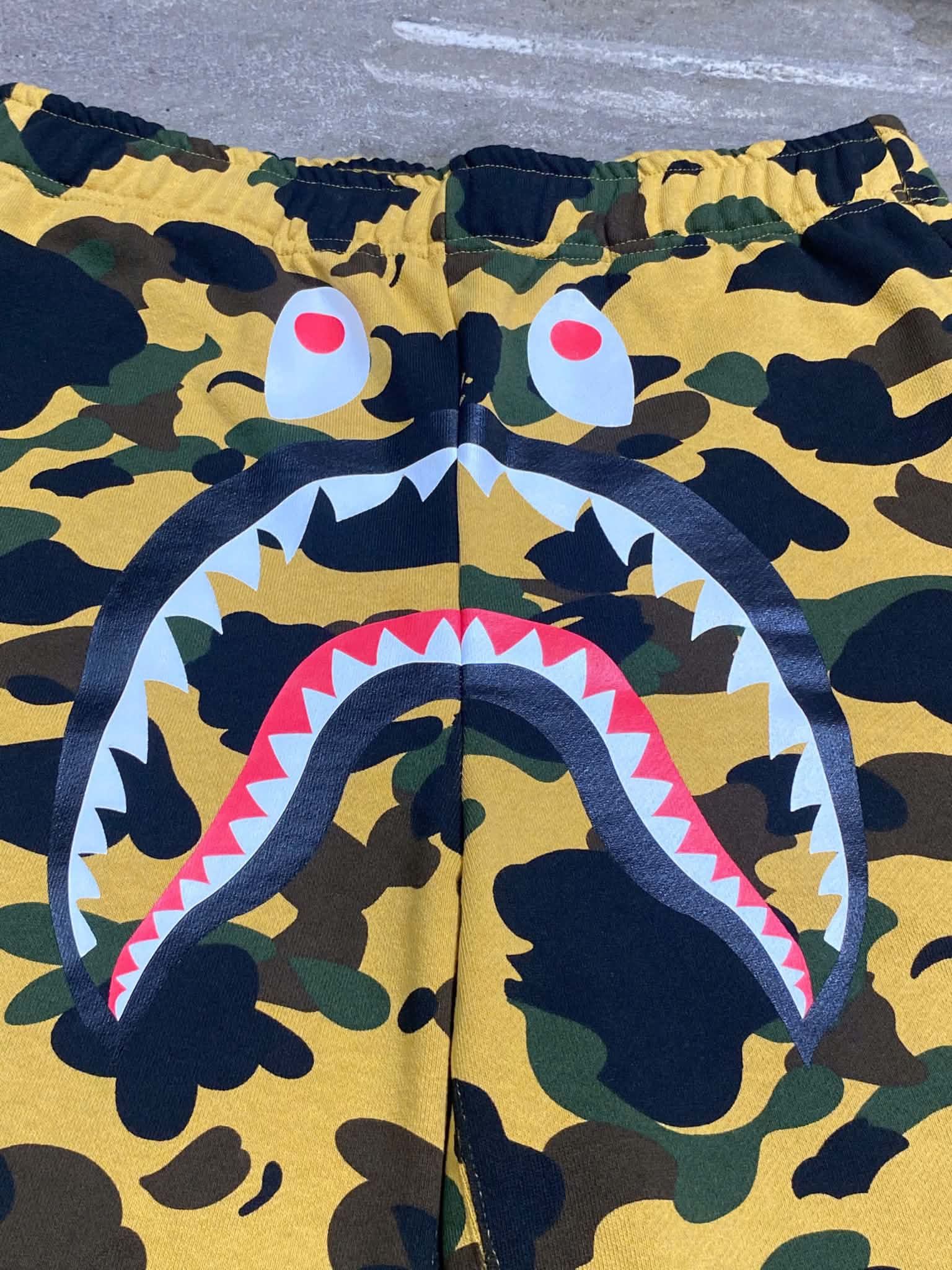  Bape Shorts 1st Camo (Yellow) (Used) 