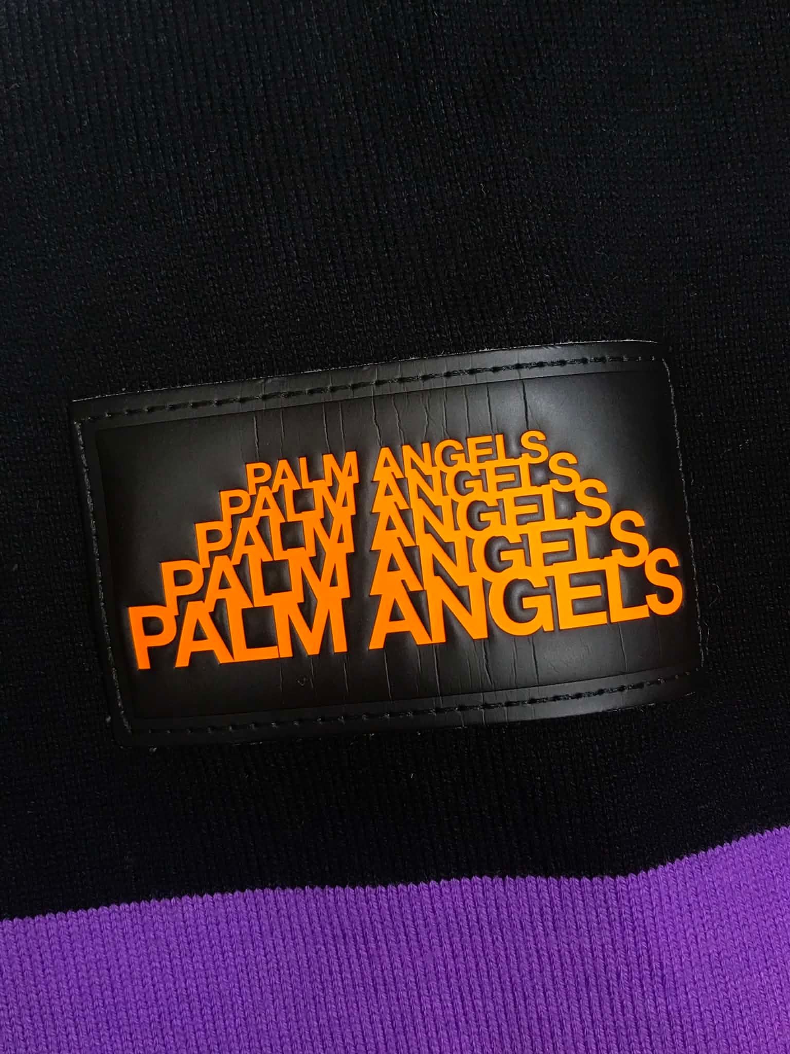  Palm Angels Polo Long Sleeve (Black) 