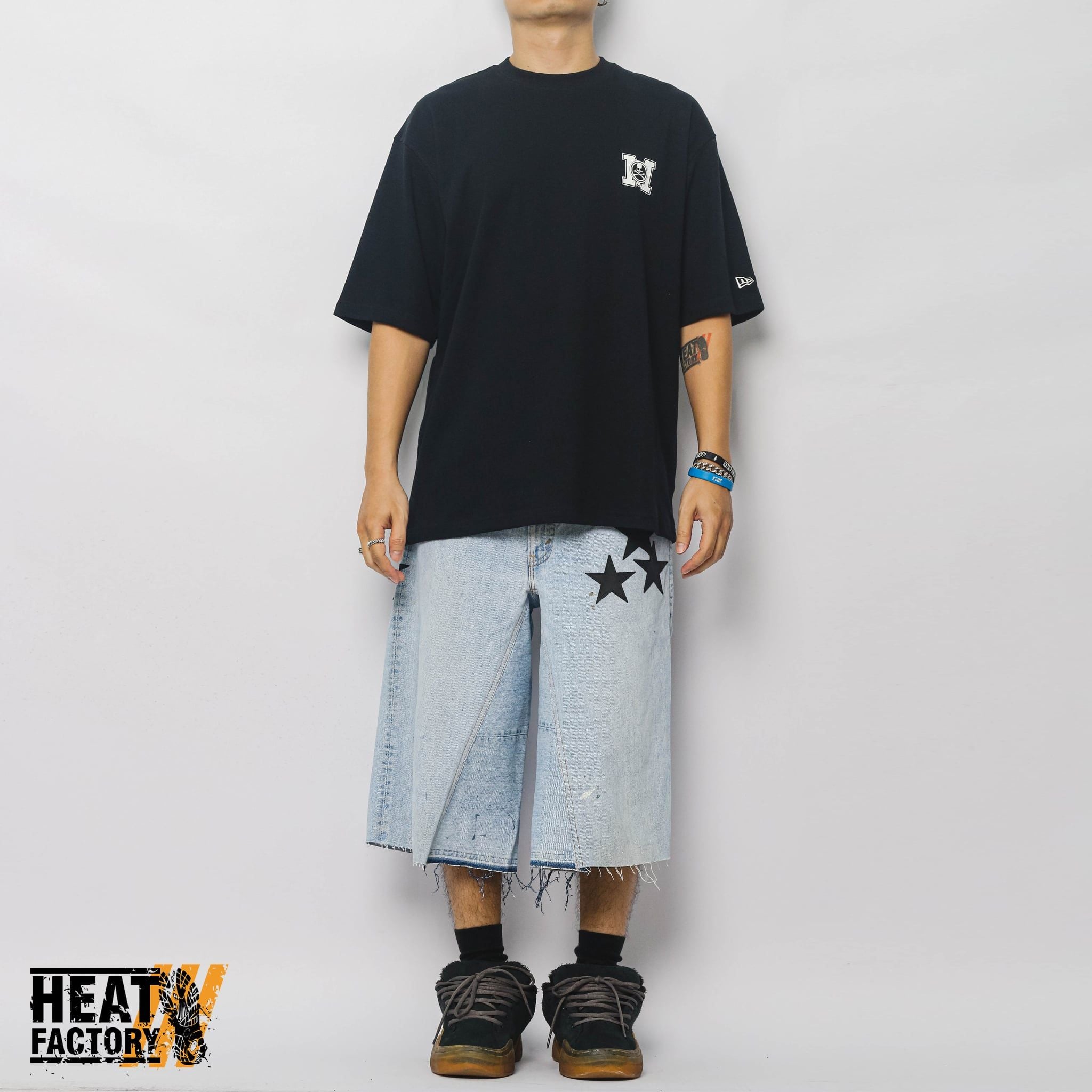  Mastermind Japan ×New Era Tee Print (Black) 