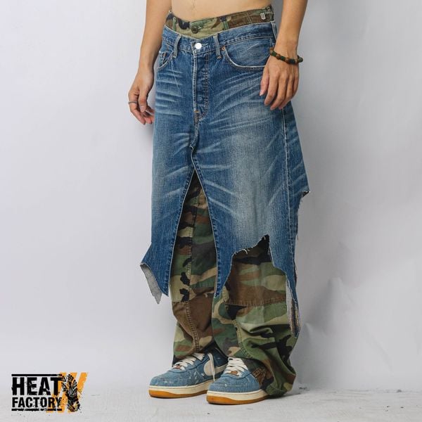  Dddchaosss x Heat Factory Layer Jeans 59 (Blue) 