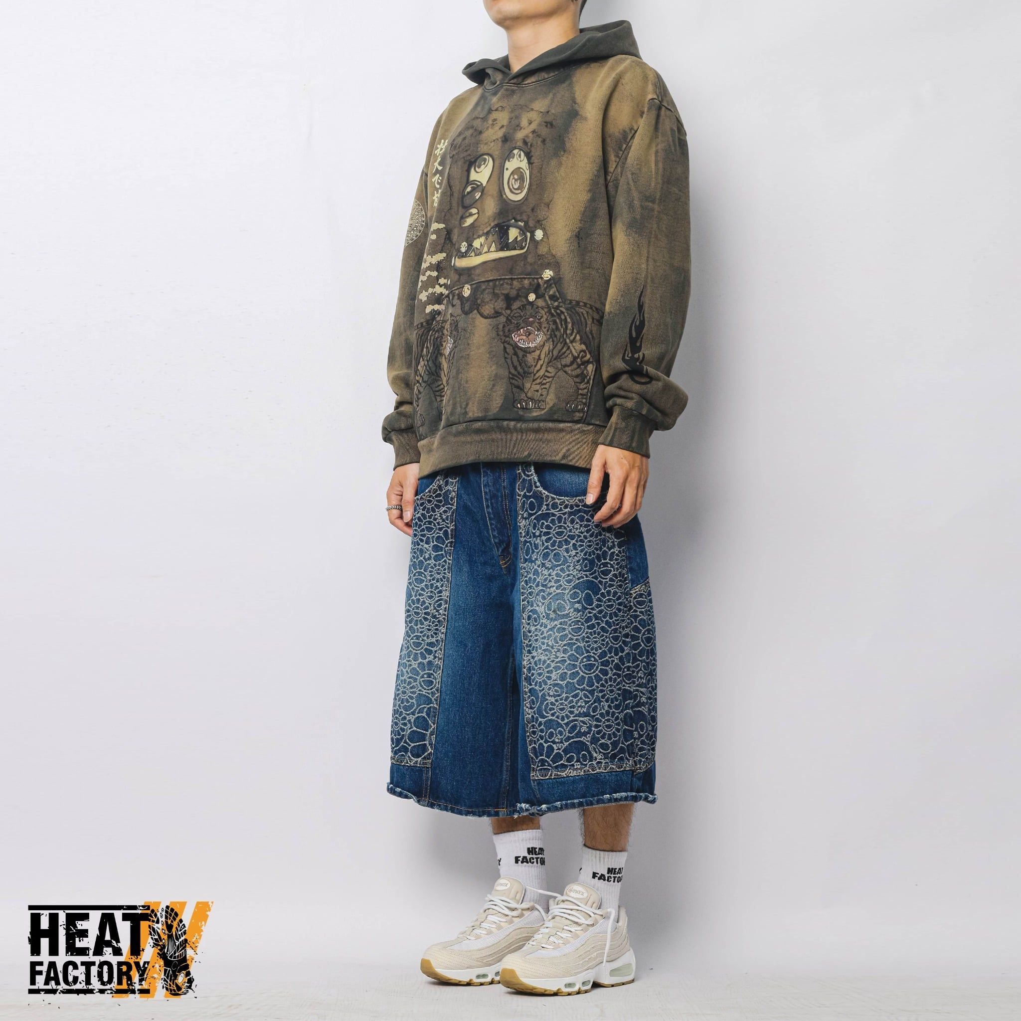  Travis Scott x Takashi Murakami Hollow Hoodie (Brown) 