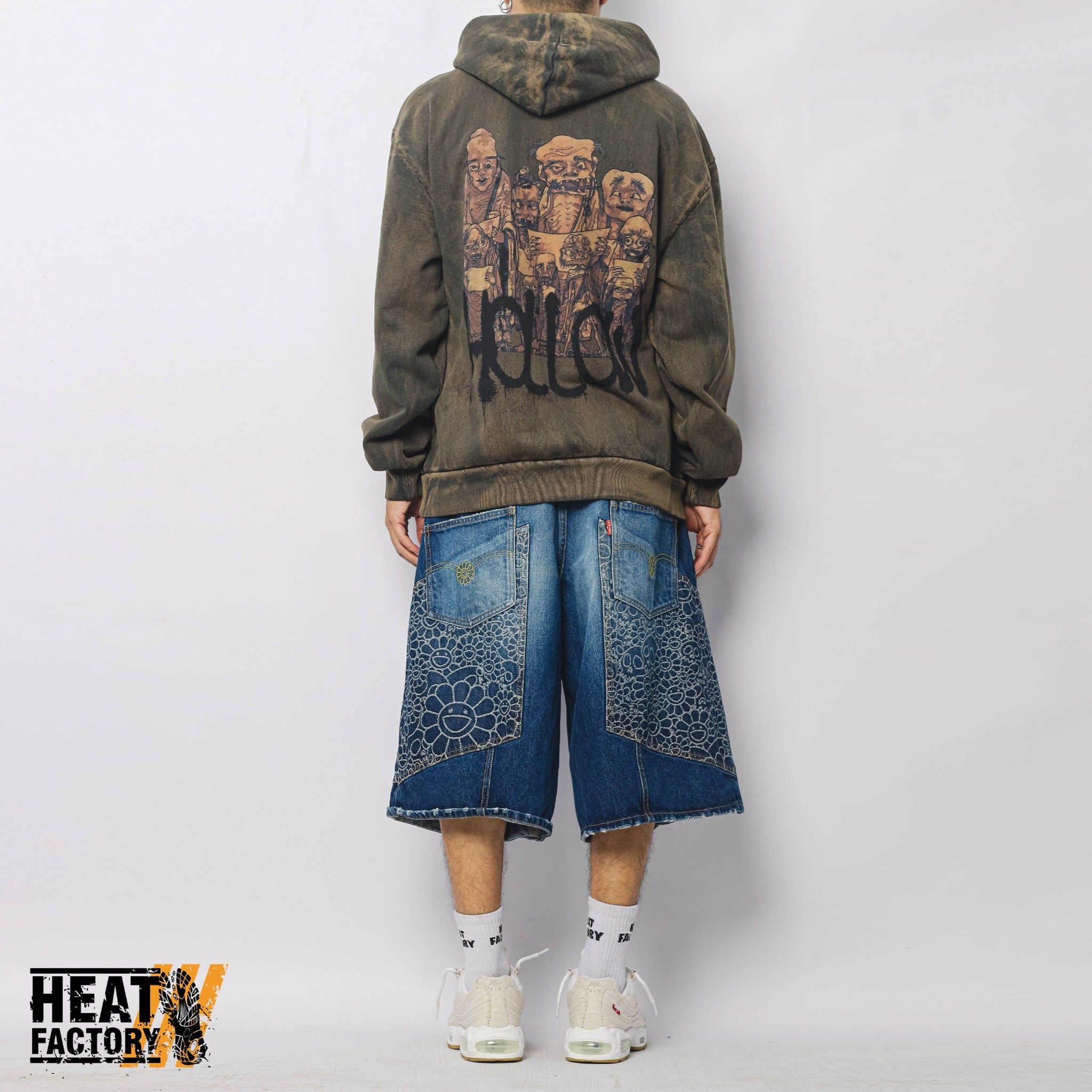  Travis Scott x Takashi Murakami Hollow Hoodie (Brown) 