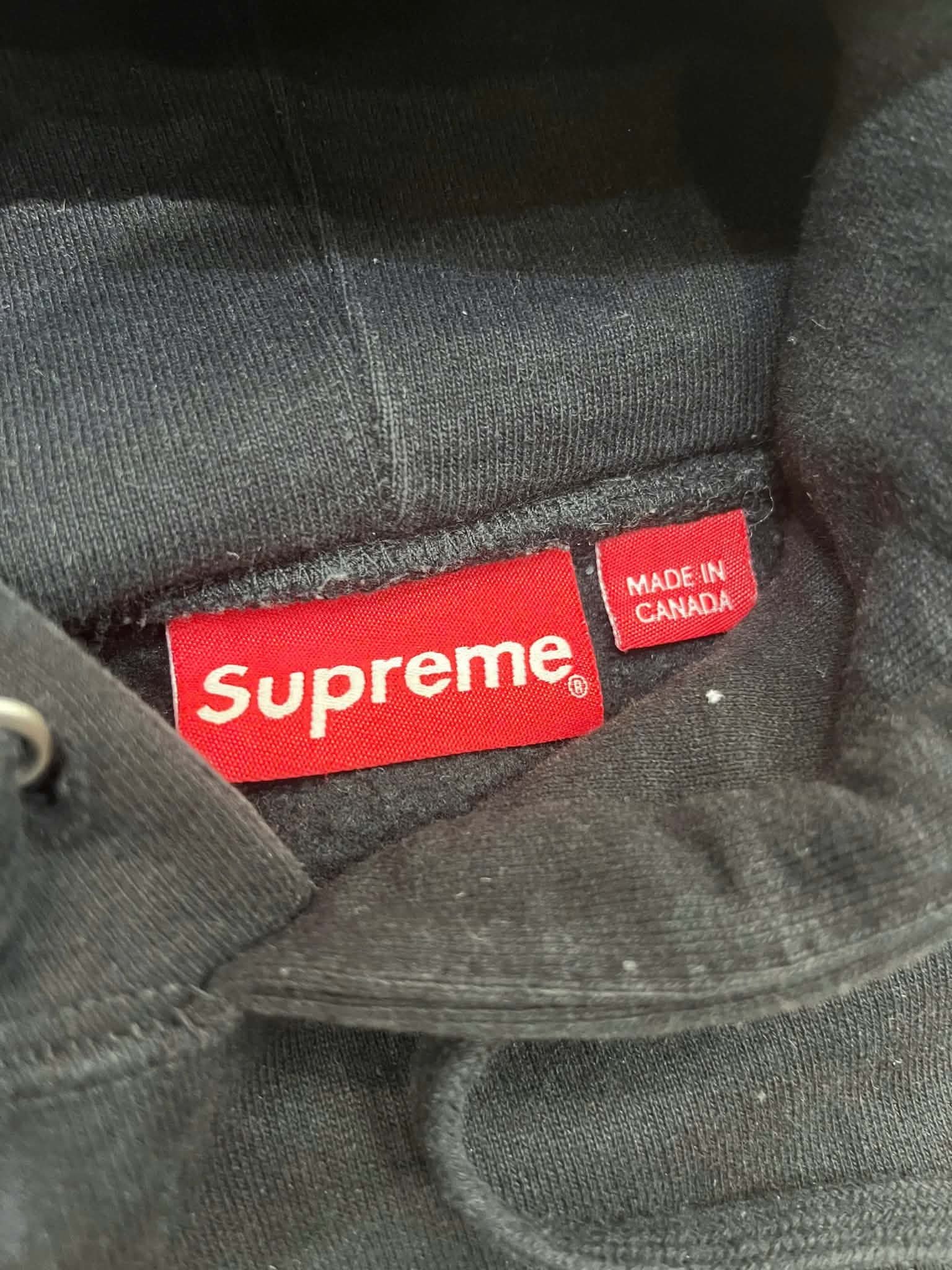  Supreme Hoodie Blink Box Logo (Black) (Used) 