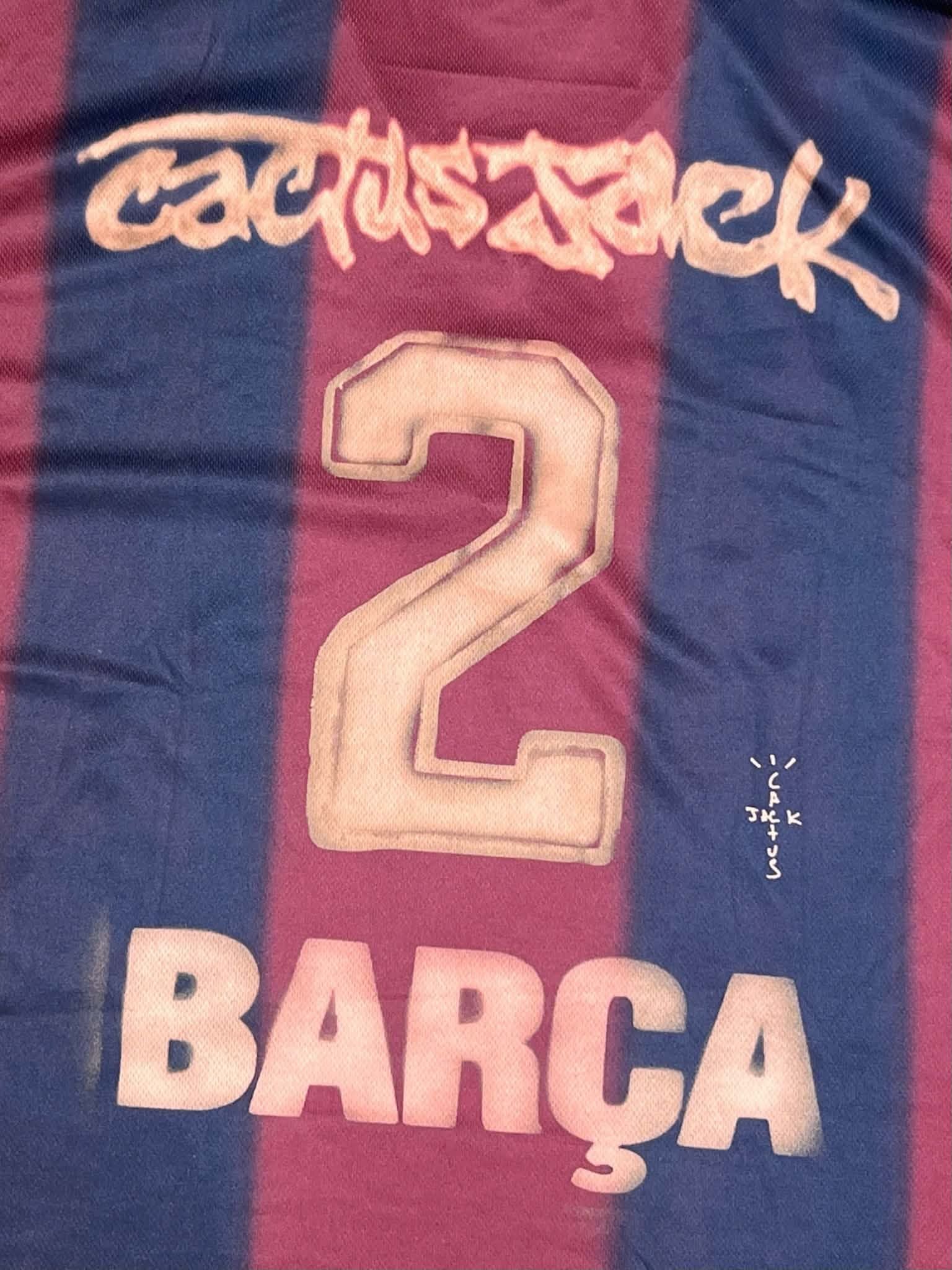  Travis Scott x Nike x FcB Jersey (Red/Blue) (Used) 
