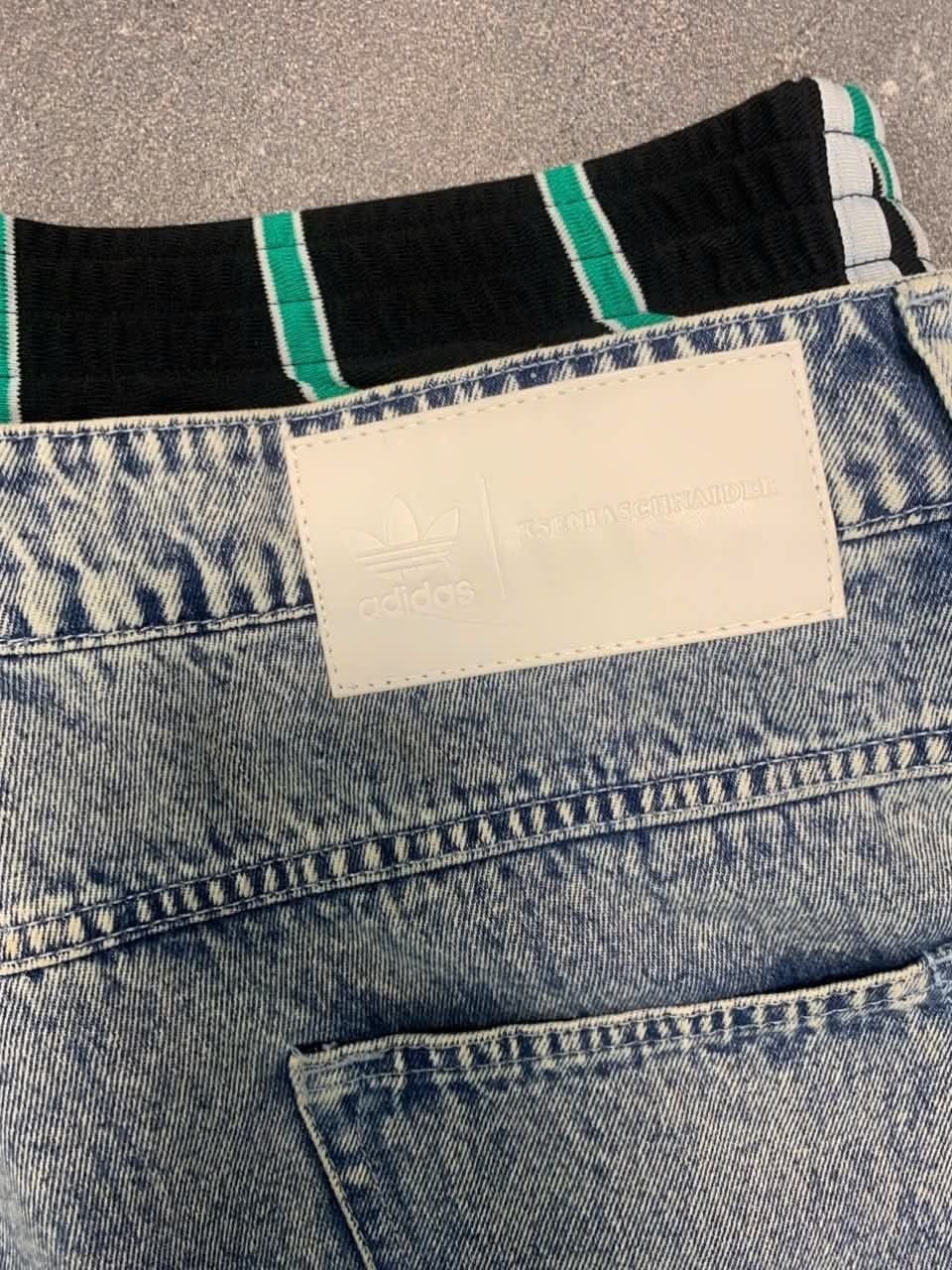  Adidas Shorts Denim (Blue) (Used) 