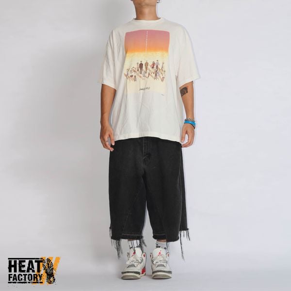  Saint Michael x Evengelion x Geeks Rule Tee (White/Orange) 