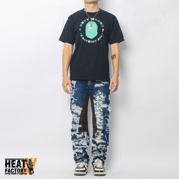  Bape Tee Colors Busy Works Sta (Black) 