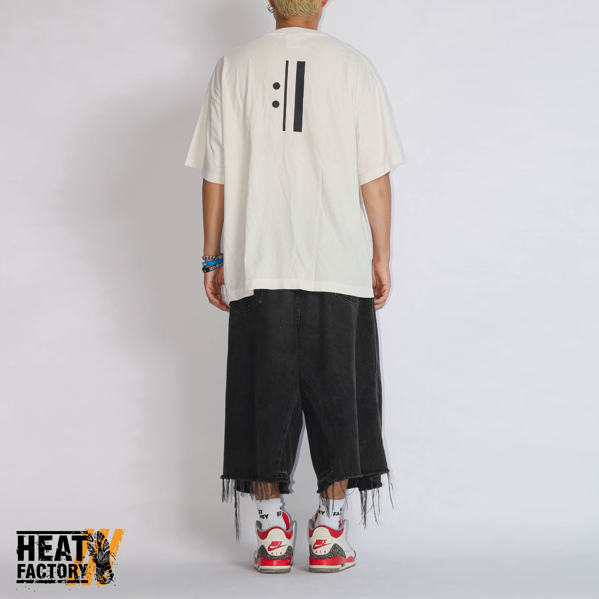  Saint Michael x Evengelion x Geeks Rule Tee (White/Orange) 