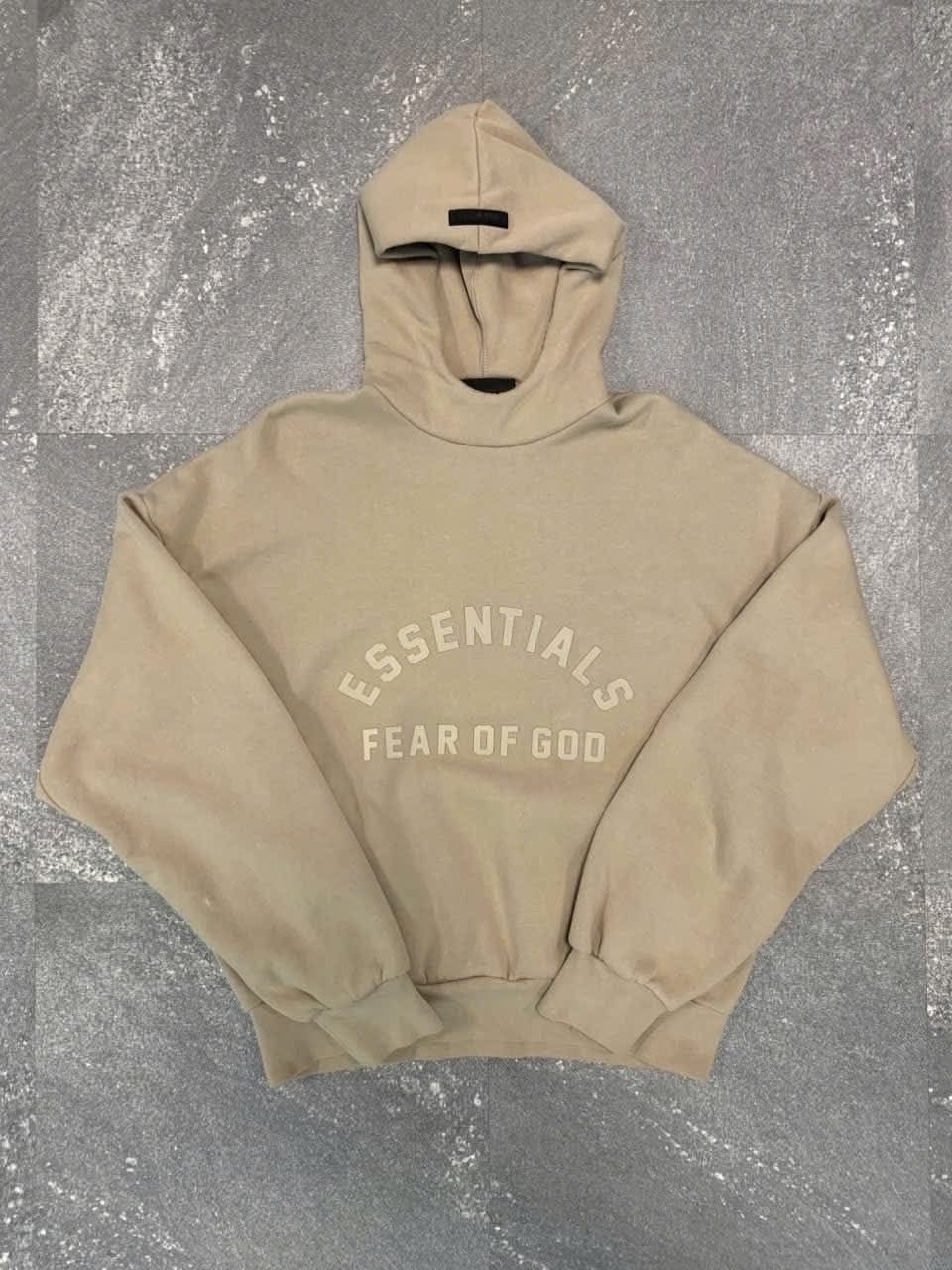  Essentials Fear of God Hoodie (Dusty Beige) (Used) 