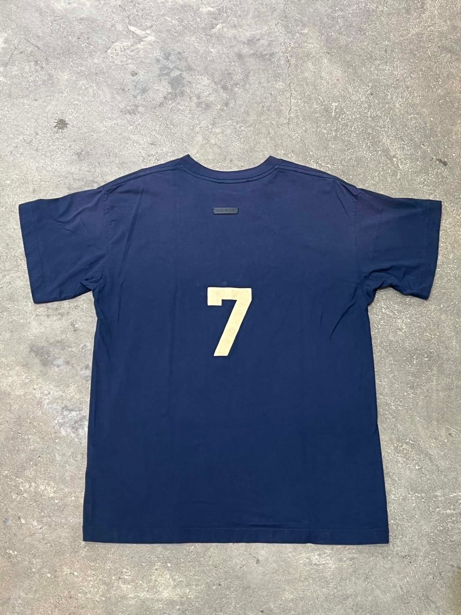  Fear Of God Tee 7 (Navy) (Used) 