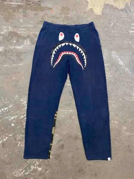  Bape Pants Shark (Navy) (Used) 