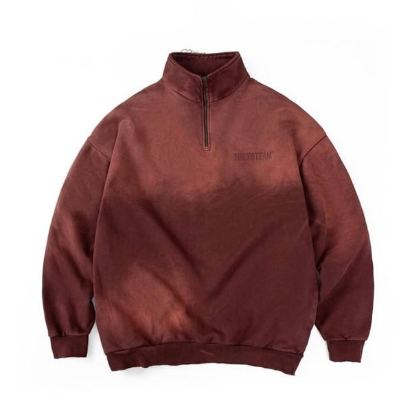  TokyoTeam Sweatshirt 1/4 Zip (Red) 