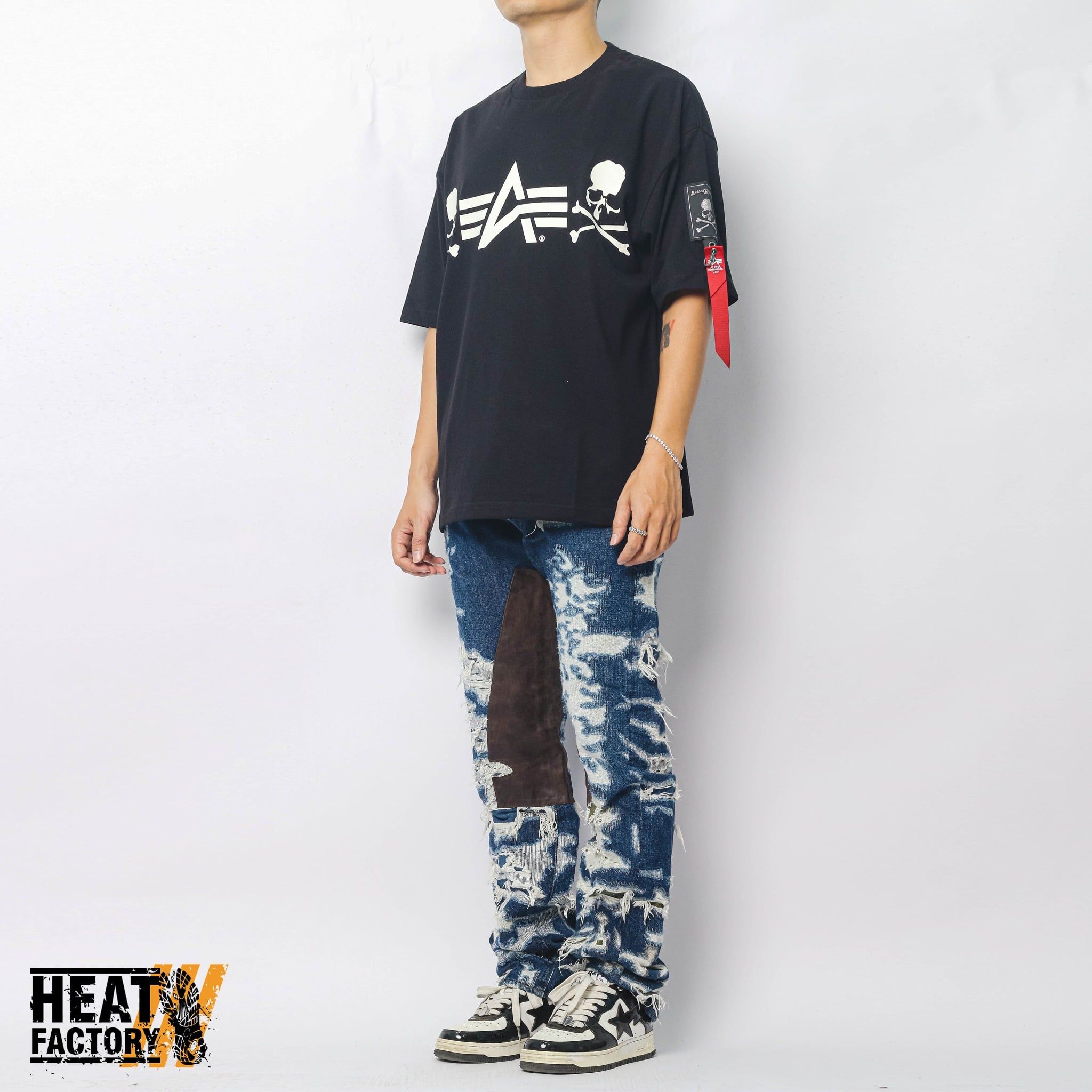  Mastermind World x Alpha Industries Tee (Black) 