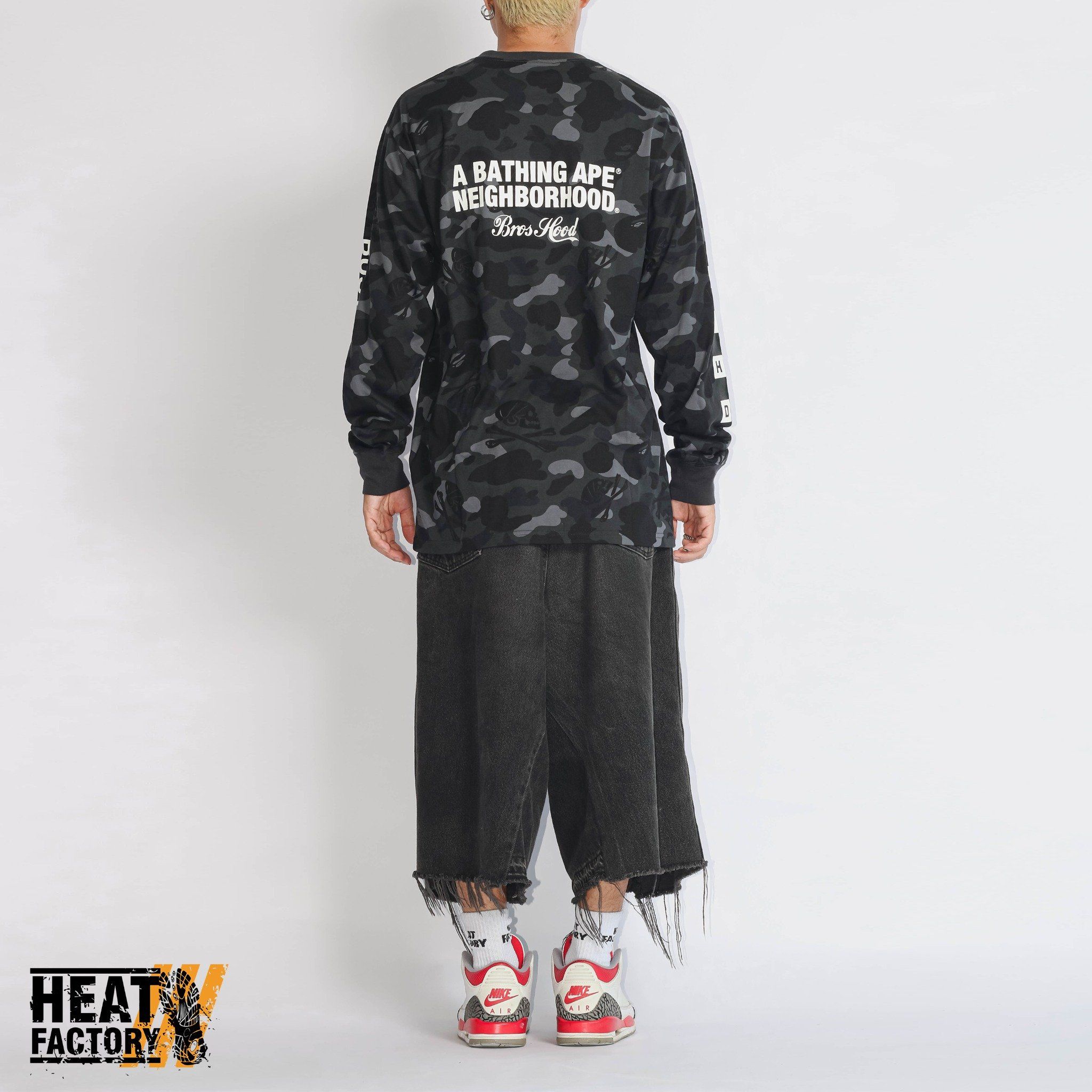  Bape x Neighborhood Longsleeve (Black) 