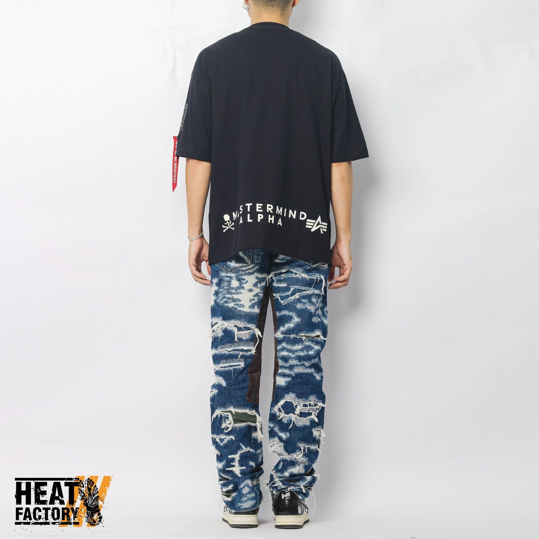  Mastermind World x Alpha Industries Tee (Black) 