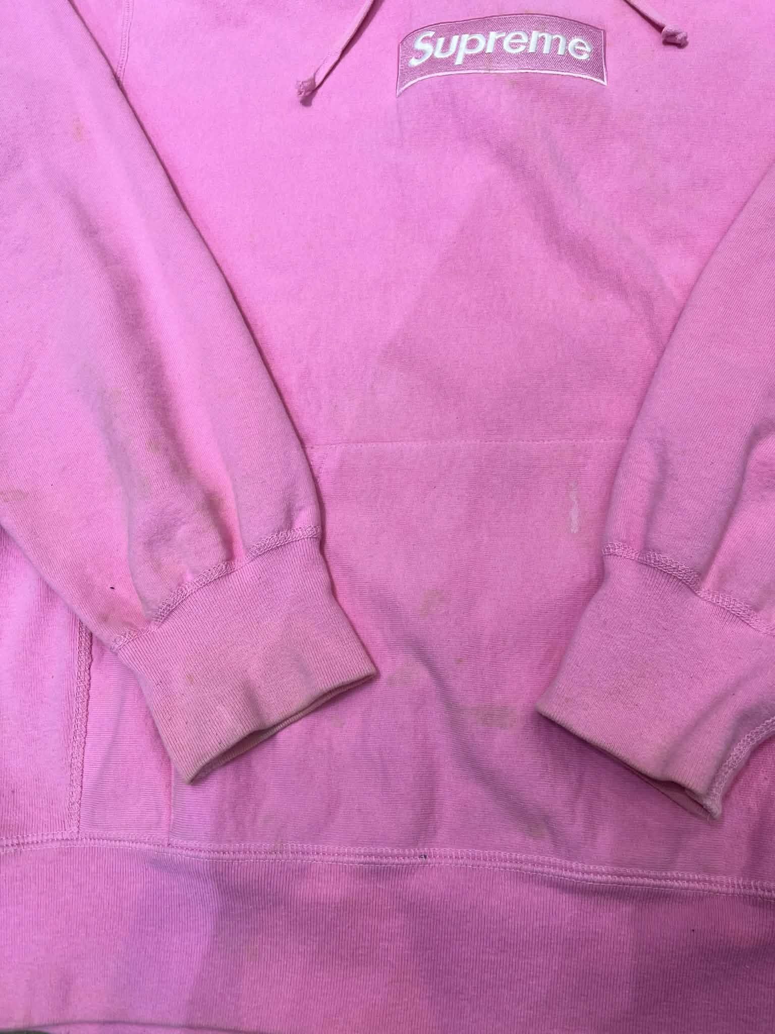  Supreme Hoodie FW21 Box Logo (Pink) (Used) 