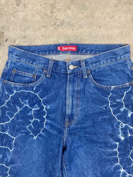  Supreme Shibori Loose Fit Jeans 