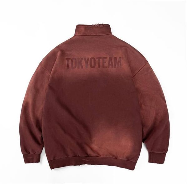  TokyoTeam Sweatshirt 1/4 Zip (Red) 