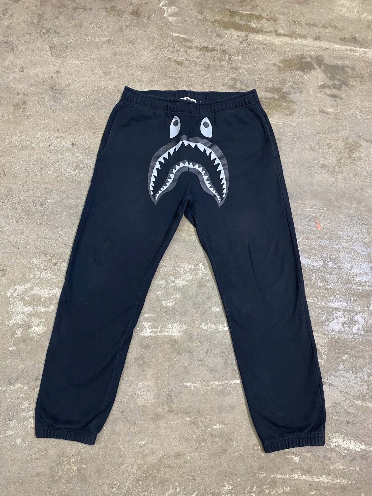 Bape Pants Shark (Black) (Used) 