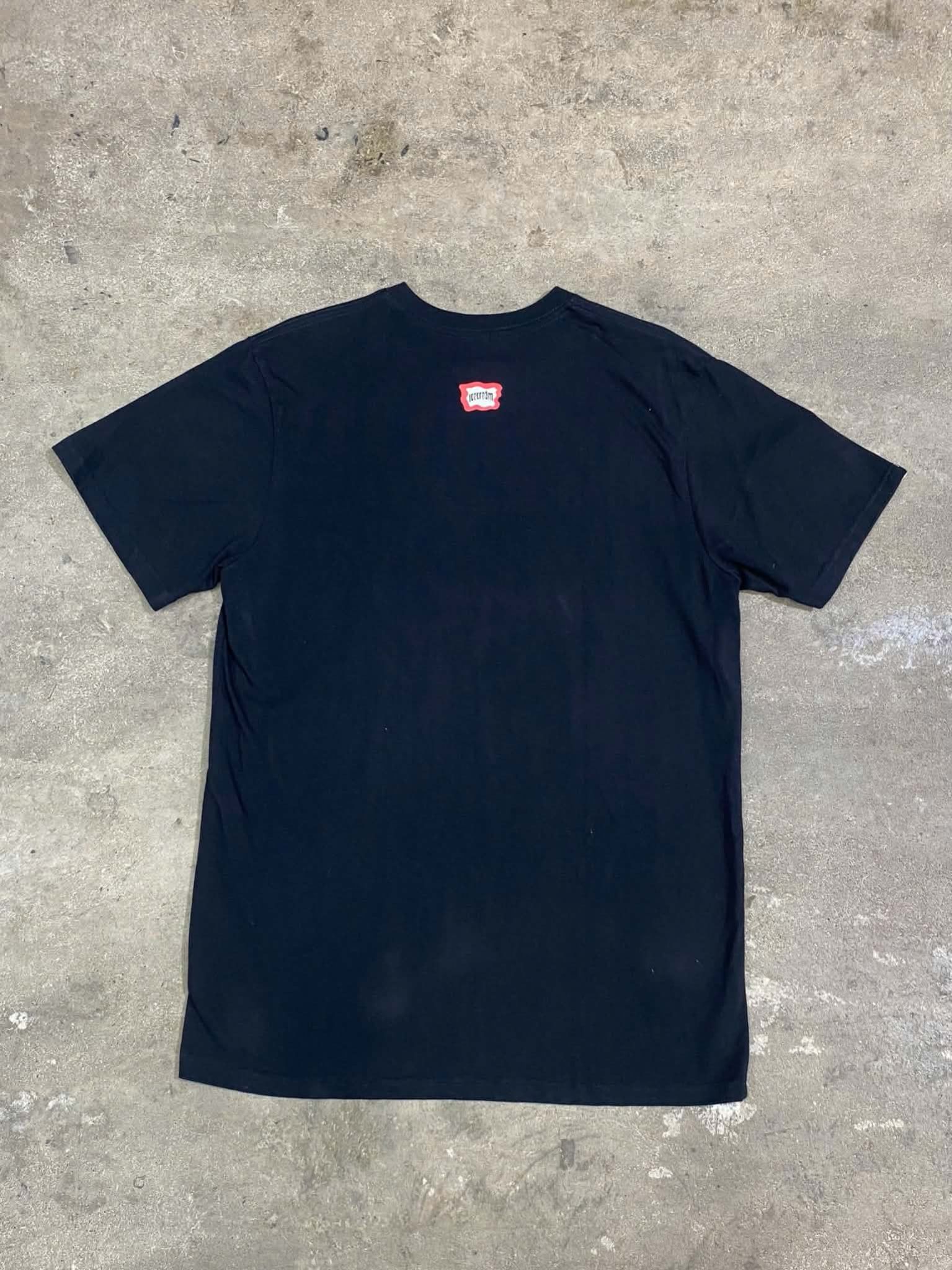  Ice Cream Tee Running Dog (Black) (Used) 