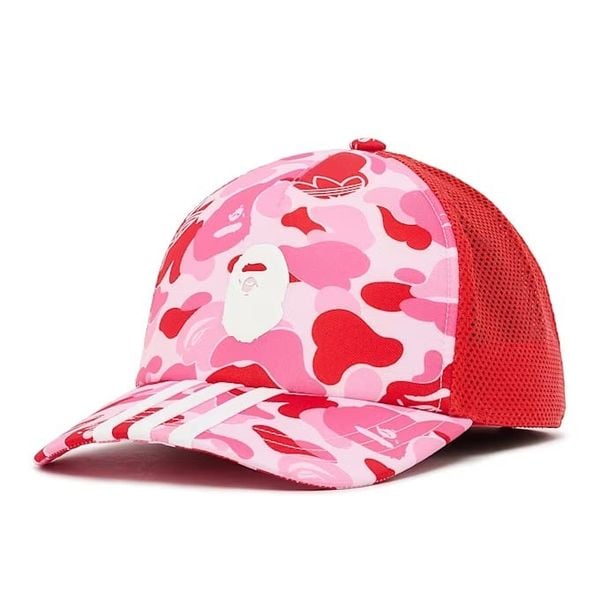  Adidas x Bape Trucker Cap (Pink) 