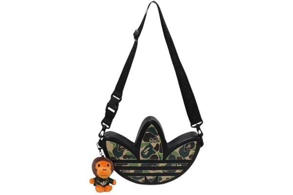  Adidas x Bape Trefoil Shoulder Bag (Black) 