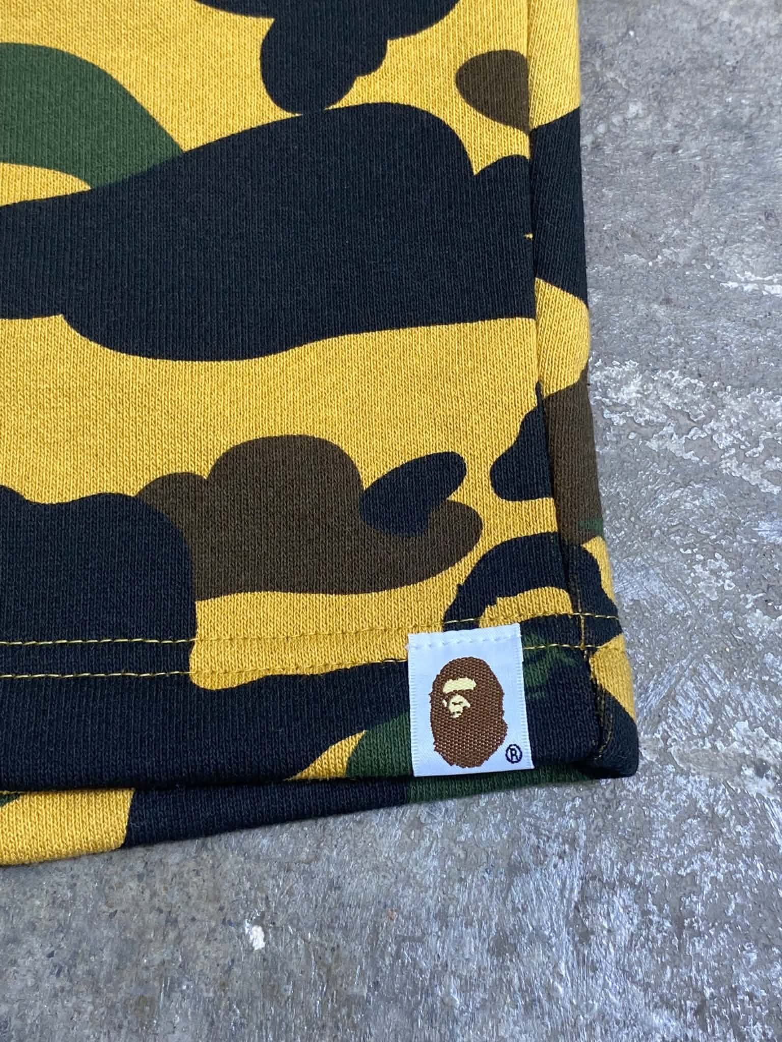  Bape Shorts 1st Camo (Yellow) (Used) 