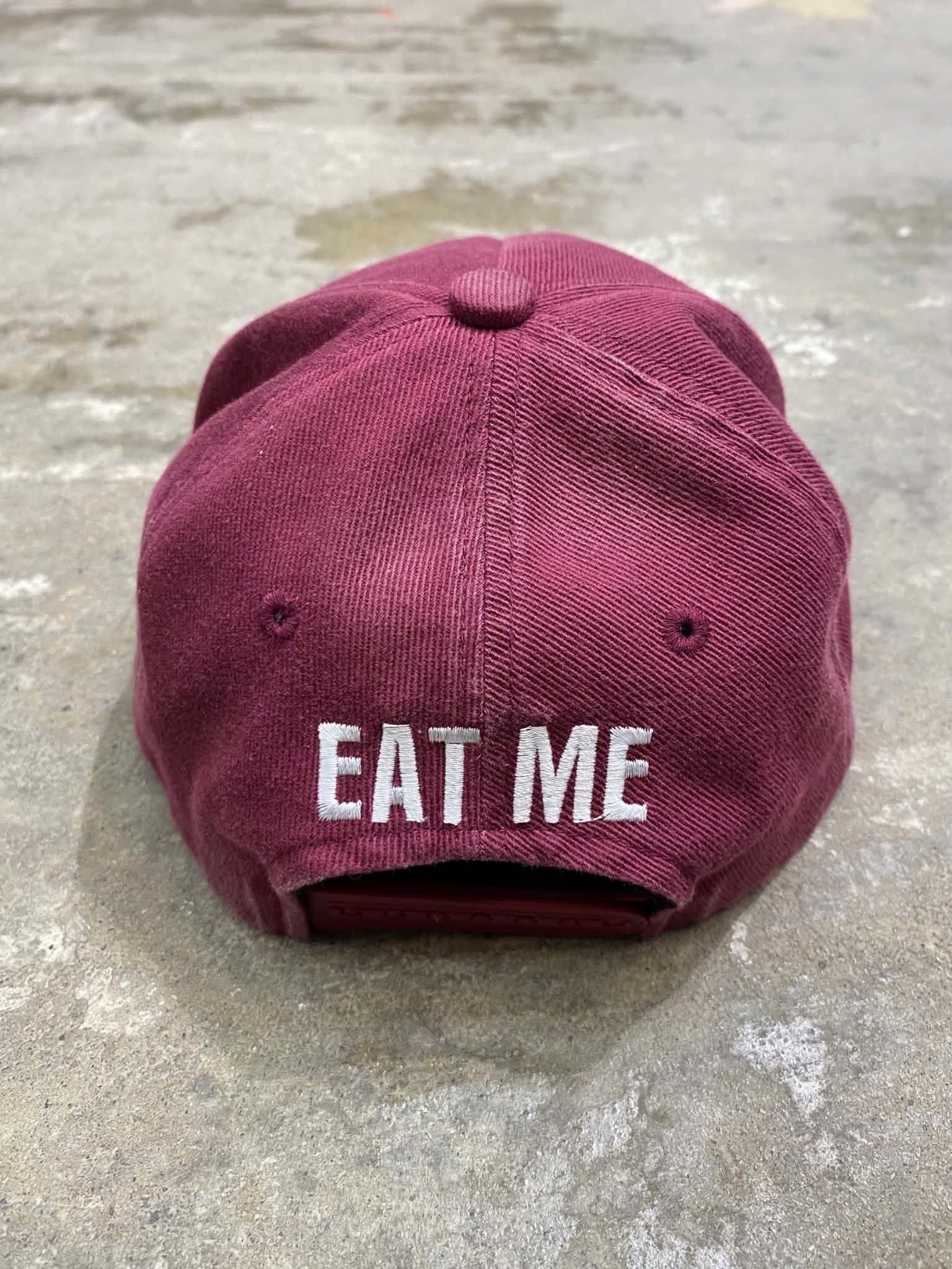  Saint Michael Cap Eat Me (Burgundy) (Used) 