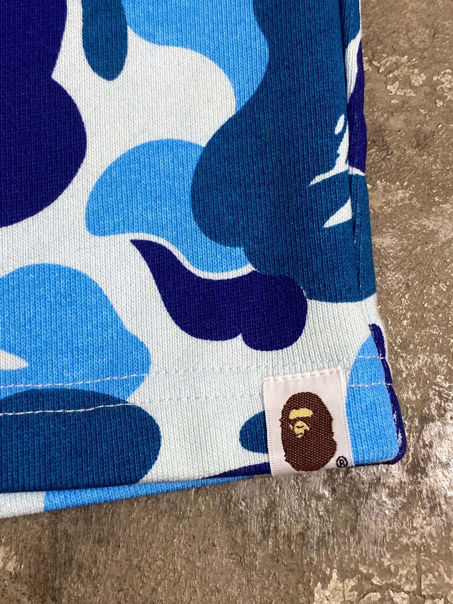  Bape Shorts ABC Camo Shark (Blue) (Used) 
