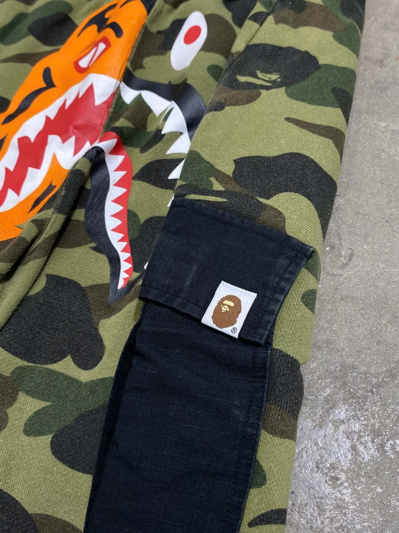  Bape Pants 1st Camo (Green) (Used) 