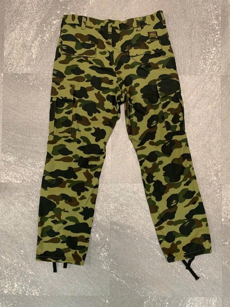  Bape 1st Camo Pocket Pants (Camo) (Used) 