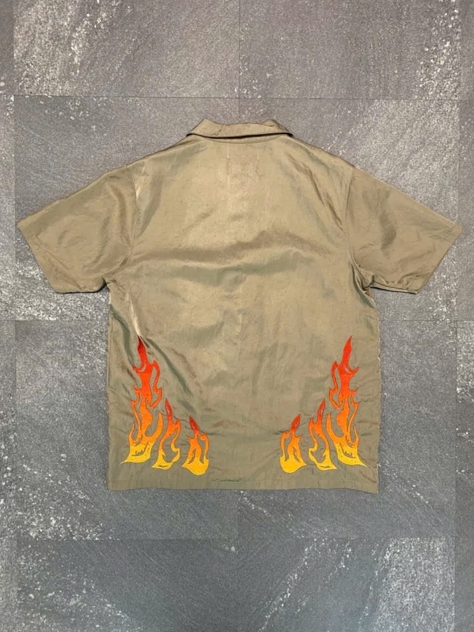  Travis Scott x Jordan Shirts Flame (Khaki) (Used) 