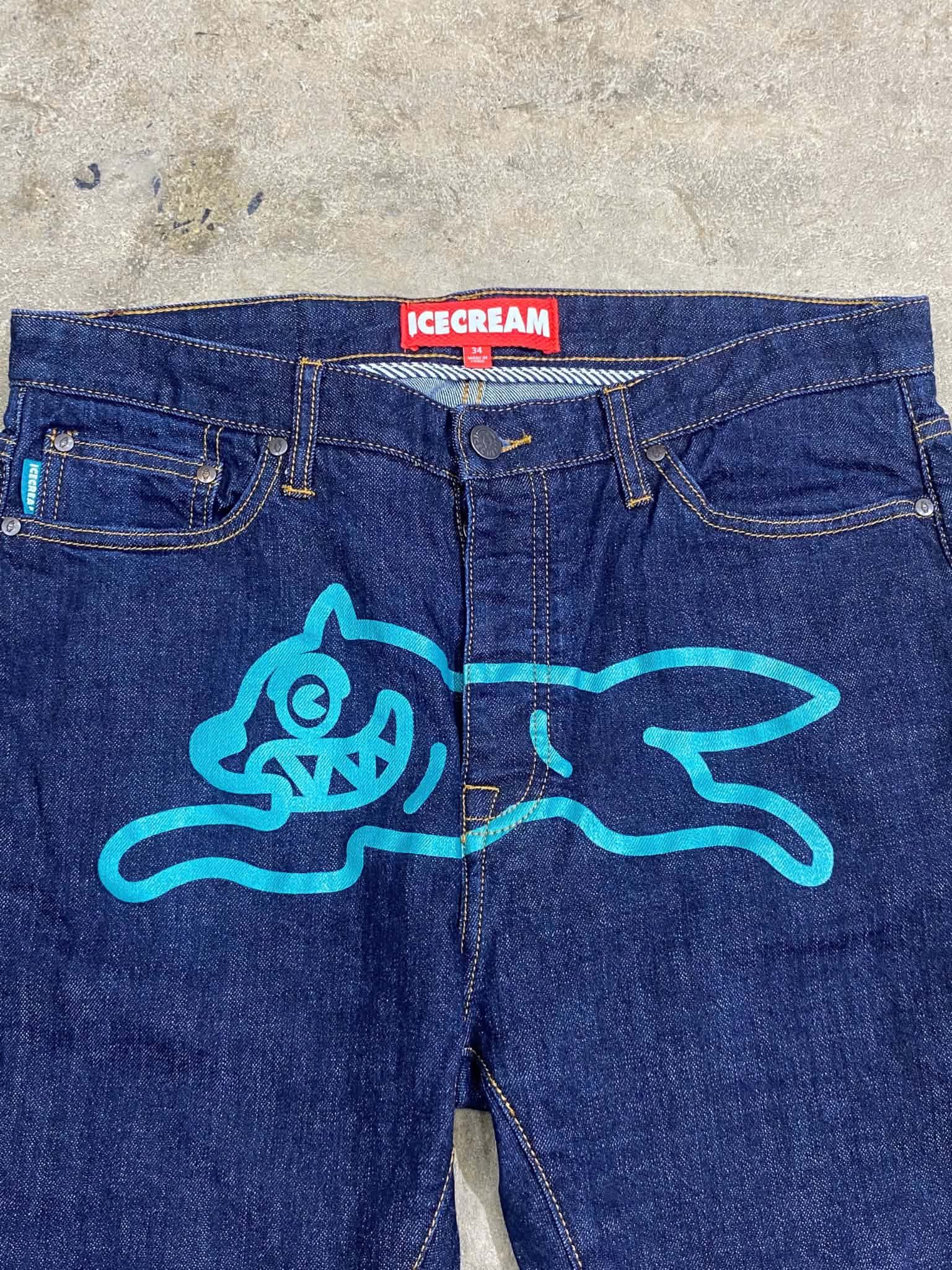  Ice Cream Jeans Running Dog (Blue) (Used) 