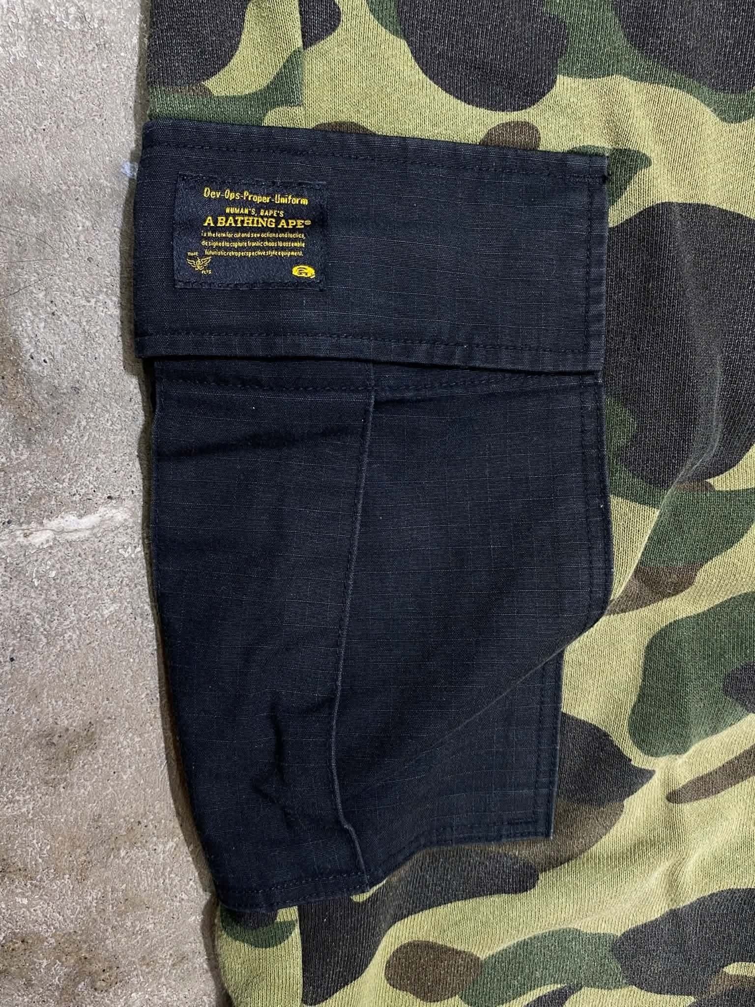  Bape Pants 1st Camo (Green) (Used) 