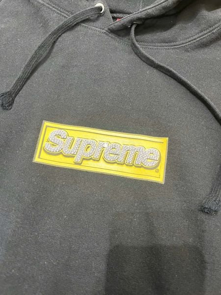  Supreme Hoodie Blink Box Logo (Black) (Used) 