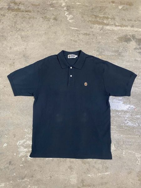  Bape Polo Head One Point Relaxed (Black) (Used) 