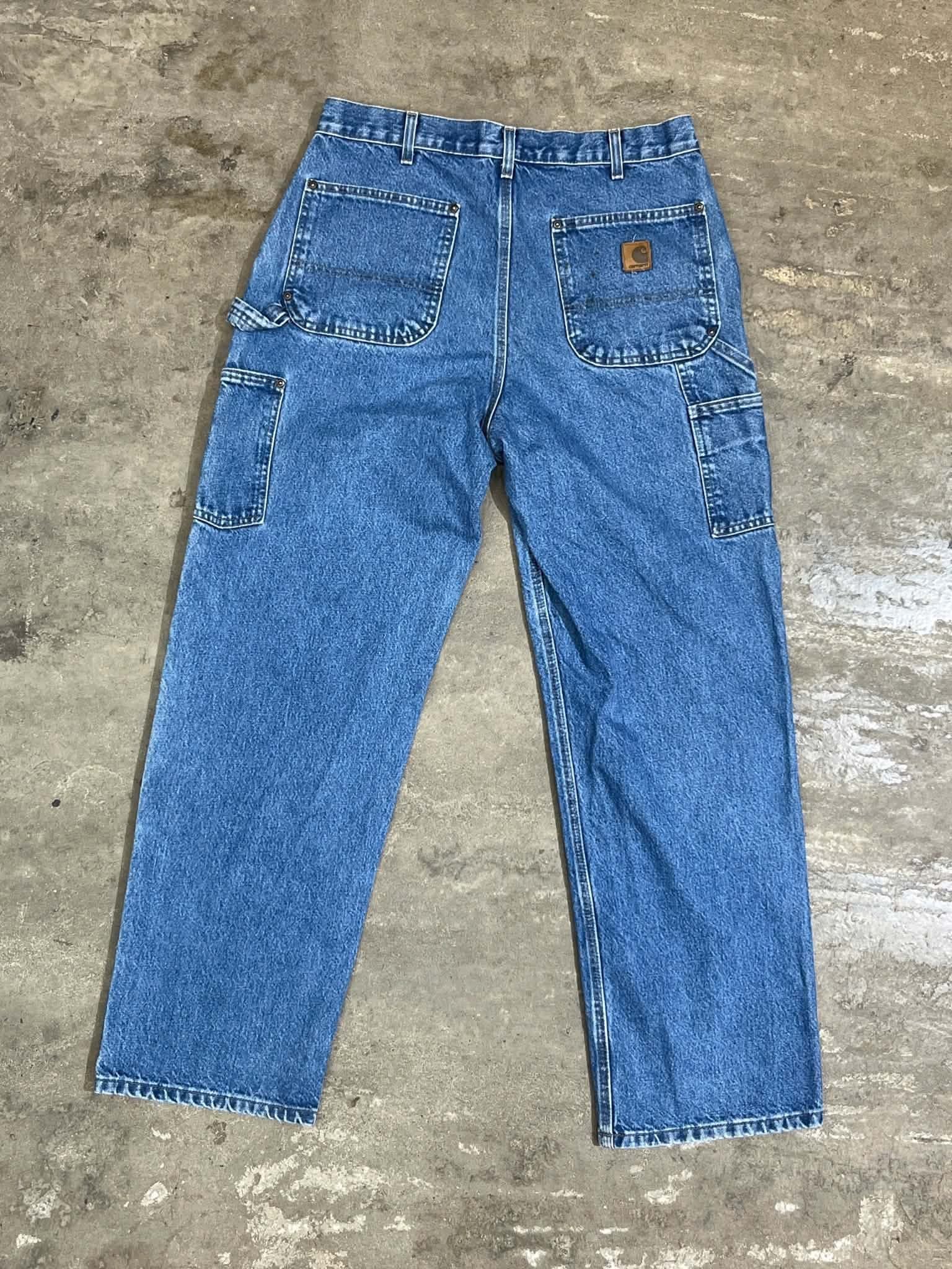  Carhartt Jeans Double Knee (Blue) (Used) 