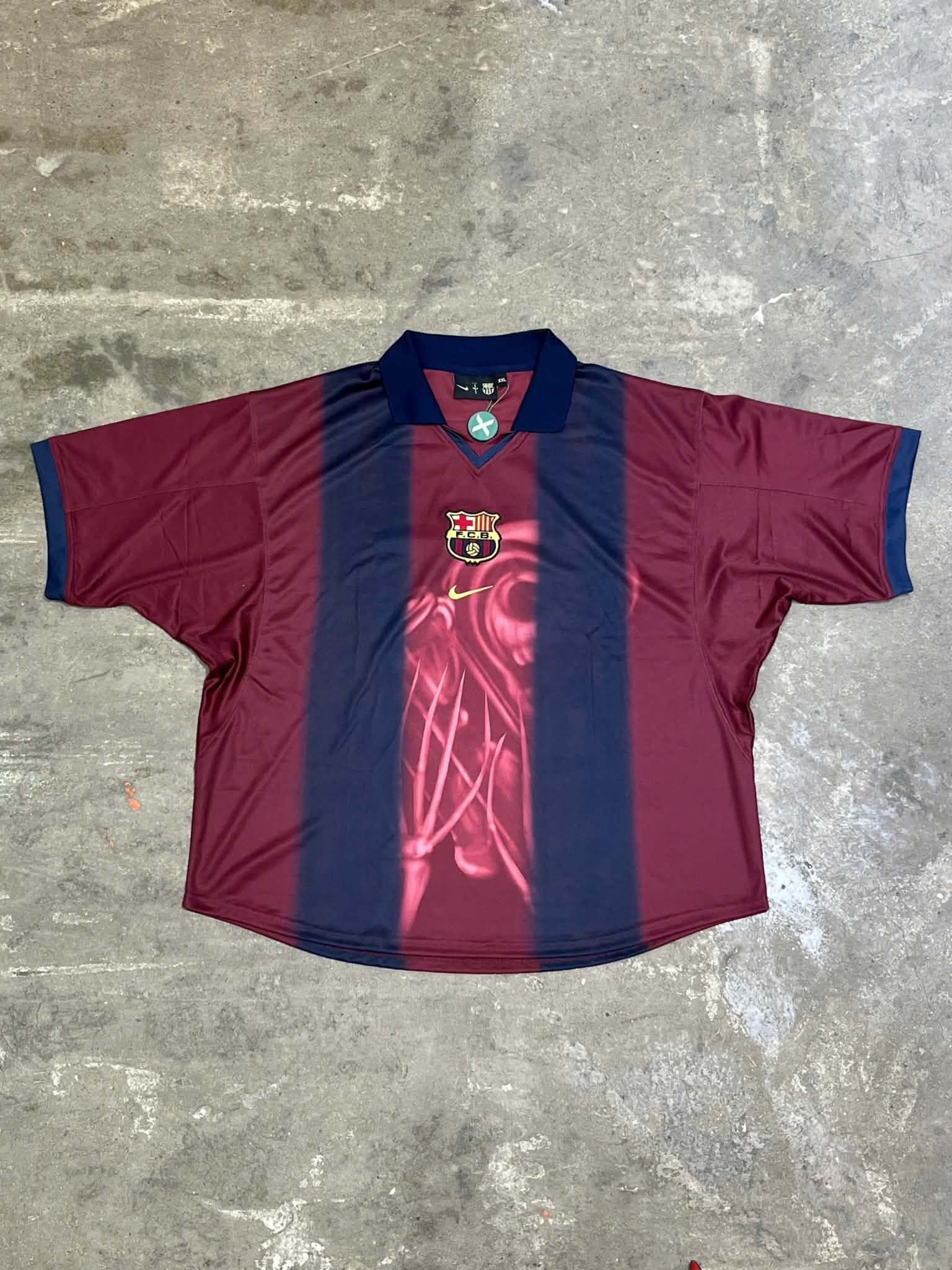  Travis Scott x Nike x FcB Jersey (Red/Blue) (Used) 